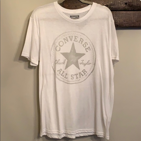 white converse shirt